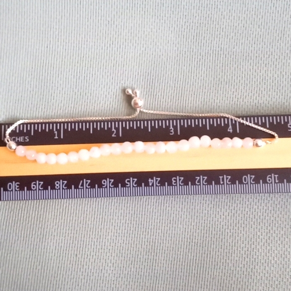 RAINBOW MOONSTONE BEADED BOLO BRACELET - Picture 3 of 6